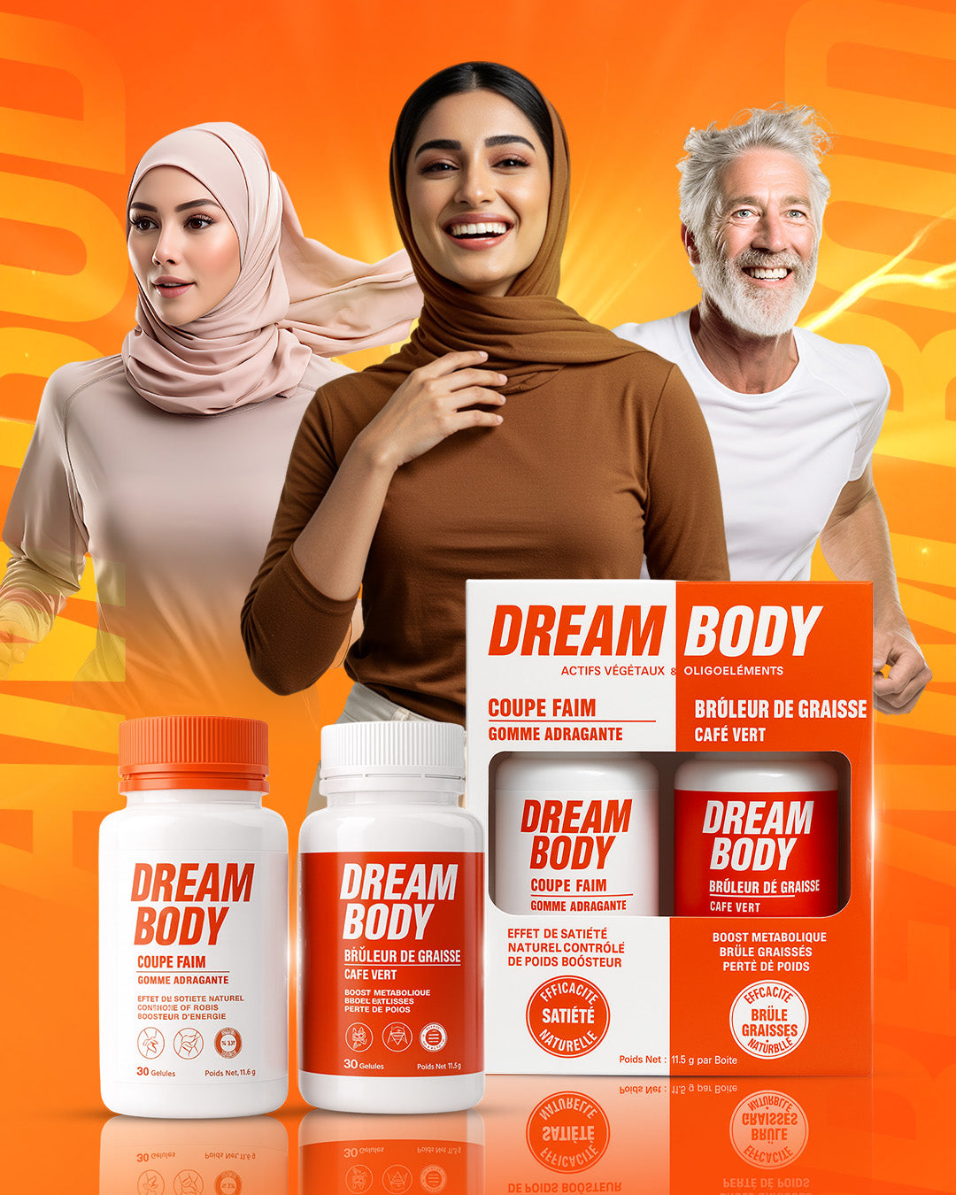Pack Minceur Dream Body : Brûleur de Graisses + Coupe-Faim